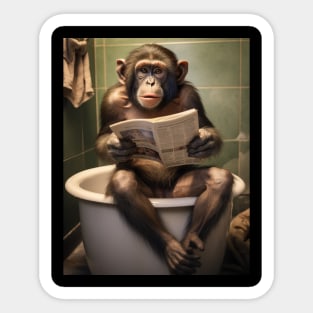 Contemplative Primate's Timeout Sticker